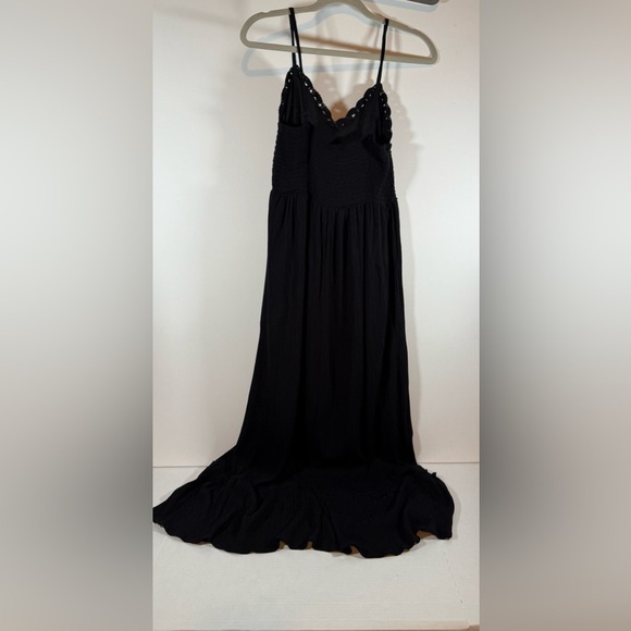 Charlotte Russe Womens Sz Medium Maxi Dress Black - Picture 10 of 16